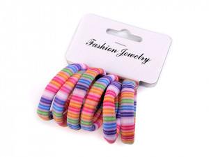 Gumičky do vlasů chevron, proužky