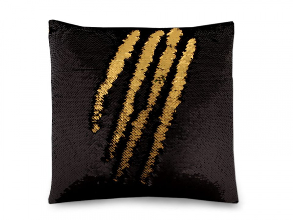 Povlak na polštář s oboustrannými flitry 40x40 cm