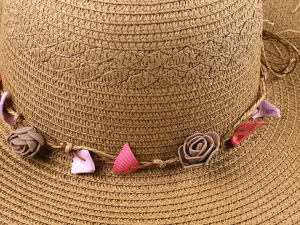 Dámský klobouk / slamák k dozdobení