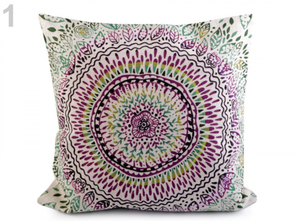 Povlak na polštář mandala 43x43 cm