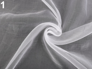 Organza jemná pro dekorace