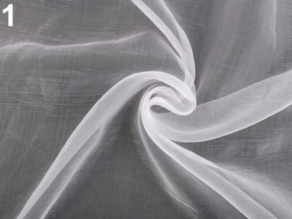 Organza jemná pro dekorace