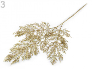 Vánoční větvička / kapradí s glitry