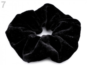 Gumička do vlasů sametová