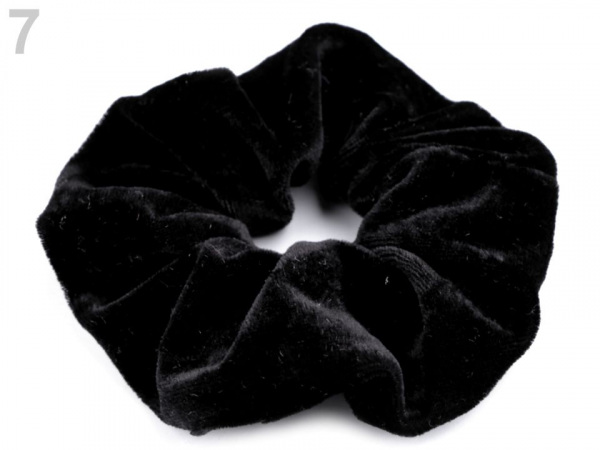 Gumička do vlasů sametová