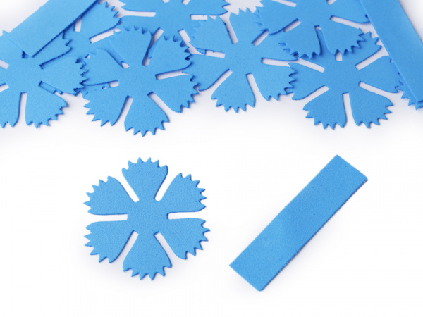 Foamiran květ chrpy Ø49 mm