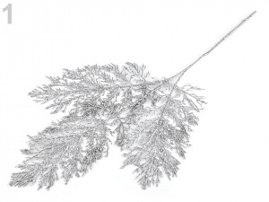 Vánoční větvička / kapradí s glitry