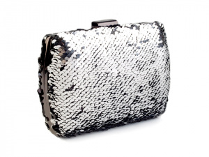 Kabelka s oboustrannými flitry 10,5x15 cm