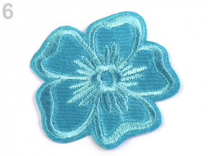 Nažehlovačka vyšívaný květ