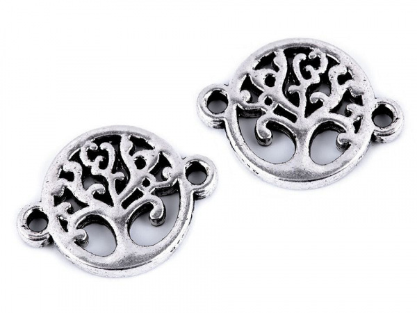 Filigránový dekorační našívací motýl, mandala, srdce, strom života