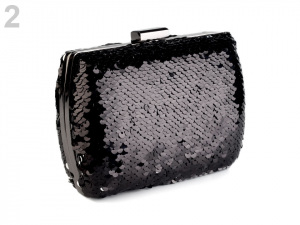 Kabelka s oboustrannými flitry 10,5x15 cm