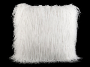 Chlupatý dekorační polštář s výplní