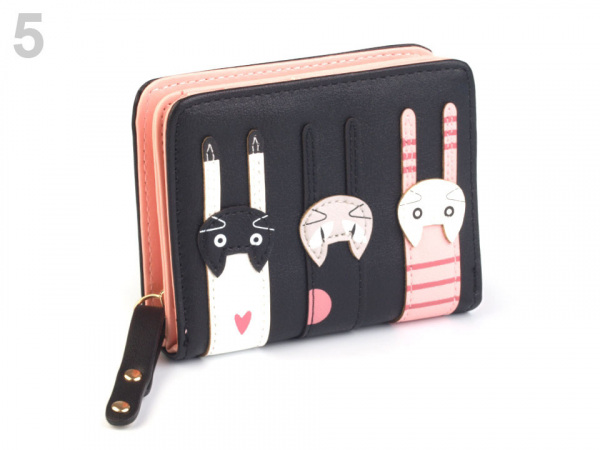 Peněženka kočky 9x11,5 cm