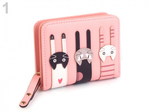 Peněženka kočky 9x11,5 cm