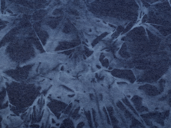 Elastická riflovina batikovaná