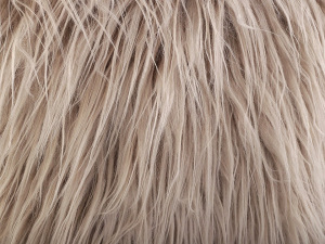 Chlupatý dekorační polštář s výplní