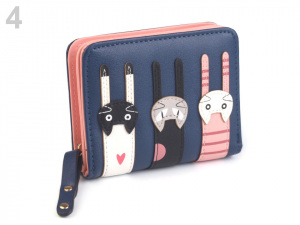 Peněženka kočky 9x11,5 cm