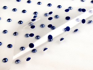 Nažehlovací perly velikost SS26 na přenášecí fólii