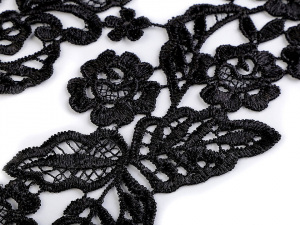 Krajková aplikace / vsadka 9,3x28 cm