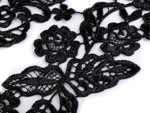 Krajková aplikace / vsadka 9,3x28 cm