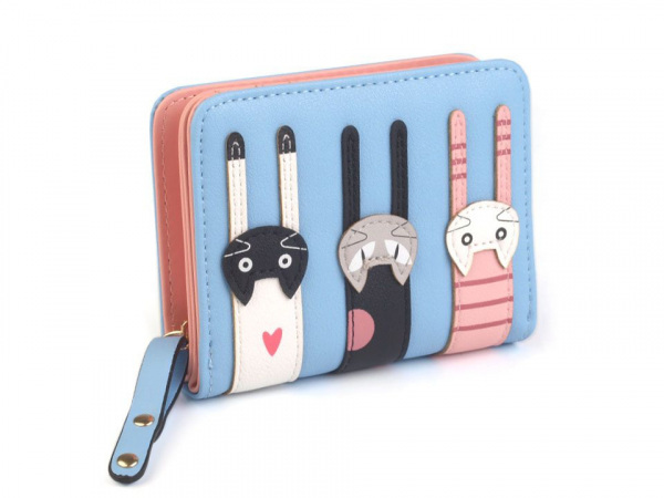 Peněženka kočky 9x11,5 cm