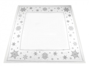 Vánoční vyšívaný ubrus 85x85 cm