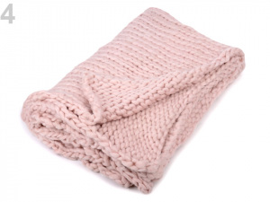 Pletená deka / pléd z extra silné příze