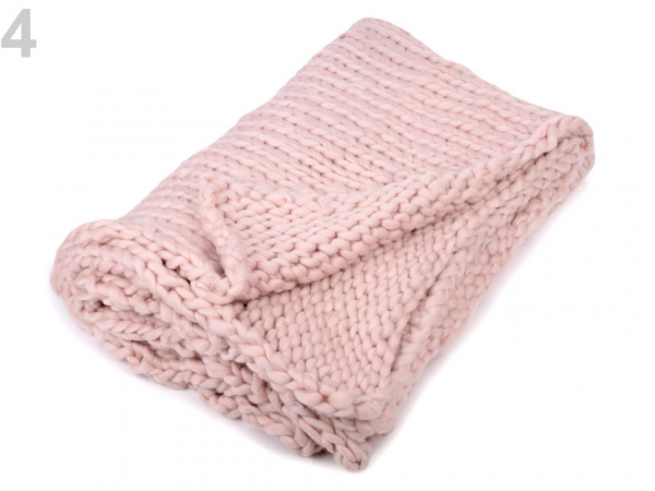 Pletená deka / pléd z extra silné příze
