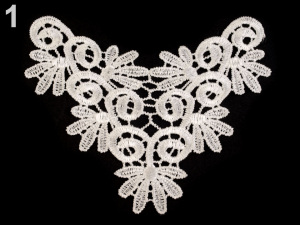 Krajková aplikace / vsadka na košilky