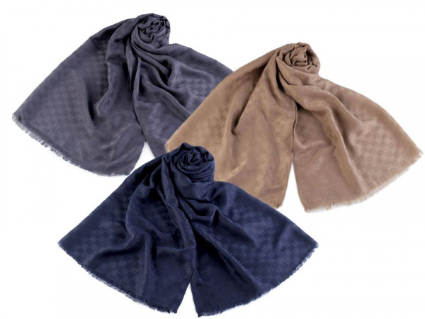 Šála kostky 70x180 cm