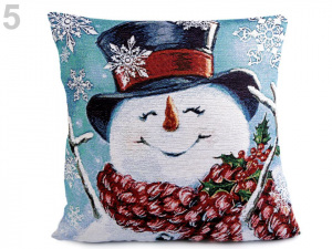 Vánoční povlak na polštář 44x44 cm gobelín