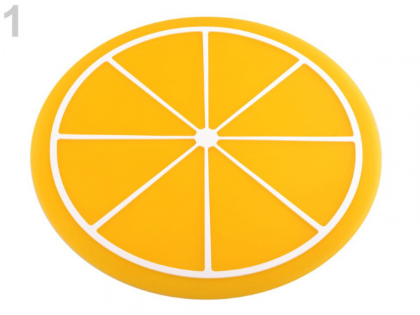 Silikonová podložka / prostírání citrón, meloun Ø24,5 cm