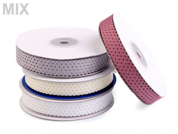 Rypsová stuha s výsekem šíře 15 mm