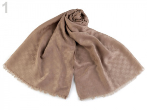 Šála kostky 70x180 cm