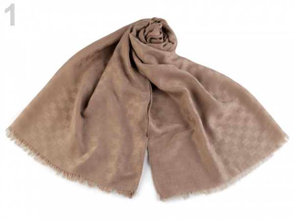 Šála kostky 70x180 cm