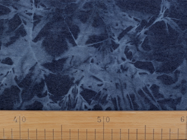 Elastická riflovina batikovaná