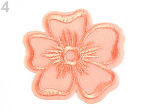 Nažehlovačka vyšívaný květ