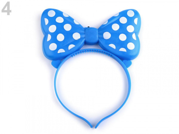 Čelenka svítící s mašlí