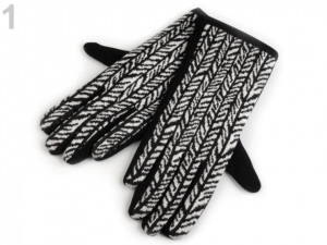 Dámské úpletové rukavice