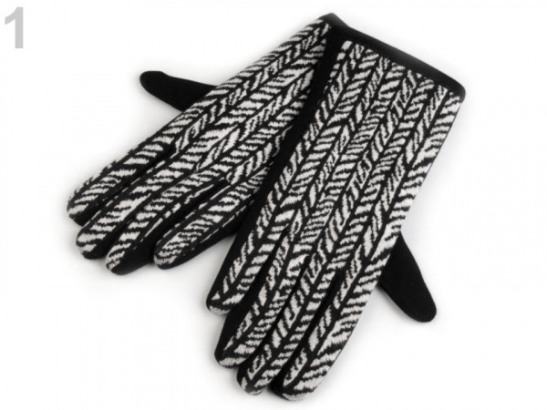 Dámské úpletové rukavice