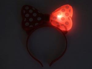 Čelenka svítící s mašlí