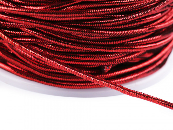 Kulatá lurexová pruženka hladká Ø1,5 mm