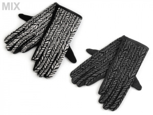 Dámské úpletové rukavice