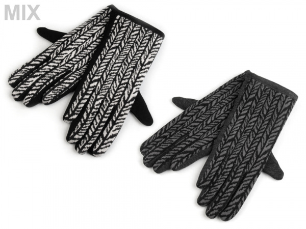 Dámské úpletové rukavice