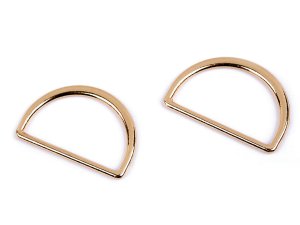 Polokroužek na textilní pásky šíře 25 mm plochý