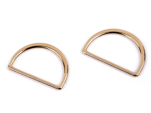 Polokroužek na textilní pásky šíře 25 mm plochý