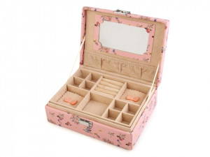 Šperkovnice s růžemi 8x16,5x22 cm