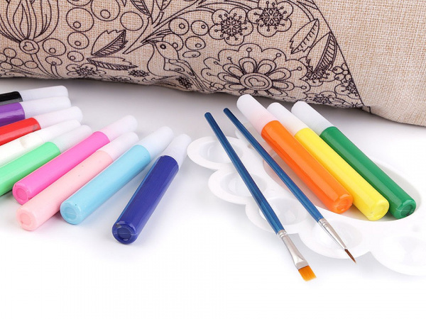 Kreativní sada povlak na polštář k domalování