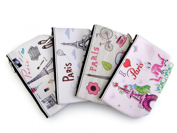 Kosmetická taška / pouzdro Paříž 14x23 cm