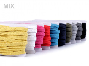 Šňůra plochá / dutinka šíře 10 mm